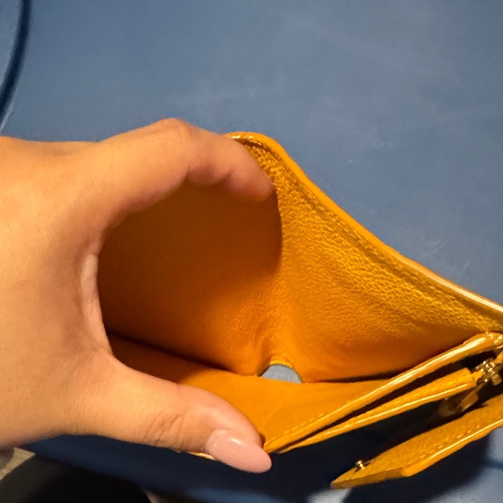 Louis Vuitton Mustard Yellow Embossed Wallet - Picture 6 of 8
